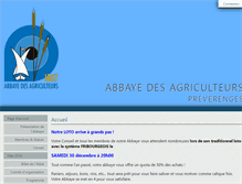 Tablet Screenshot of abbayepreverenges.ch